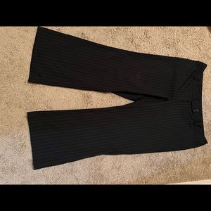 NWOT Lane Bryant navy pinstripe suit pants.